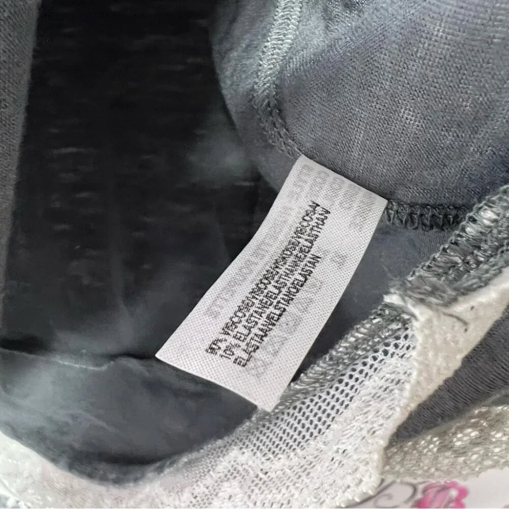 Valege dress grey white ruffle detail bow tie up lace ruffle frills cute y2k - Picture 8 of 9